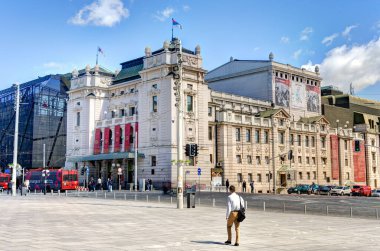 Belgrade, Serbia - May 2021 : Historical center in summertime