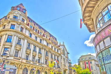 Belgrade, Serbia - May 2021 : Historical center in summertime