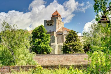 Belgrade, Serbia - May 2021 : Kalemegdan fortress in sunny weather         