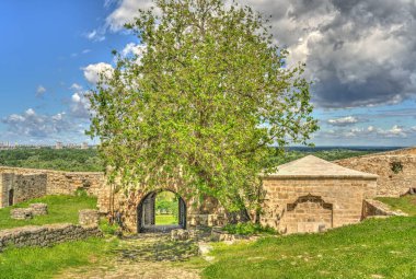 Belgrade, Serbia - May 2021 : Kalemegdan fortress in sunny weather         
