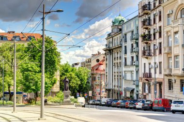 Belgrade, Serbia - May 2021 : Historical center in summertime