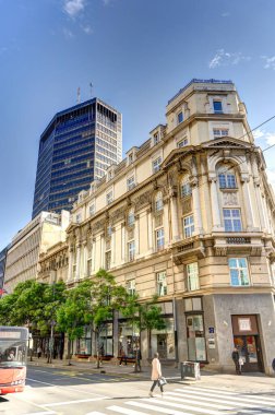 Belgrade, Serbia - May 2021 : Historical center in summertime