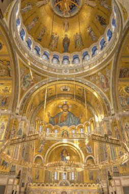Belgrade, Serbia - May 2021 : Church of Saint Sava in summertime
