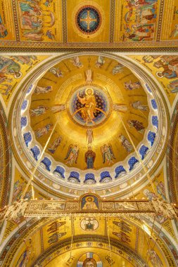 Belgrade, Serbia - May 2021 : Church of Saint Sava in summertime