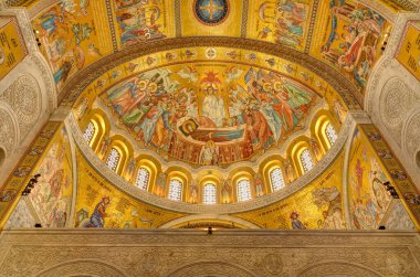 Belgrade, Serbia - May 2021 : Church of Saint Sava in summertime