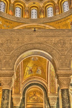 Belgrade, Serbia - May 2021 : Church of Saint Sava in summertime