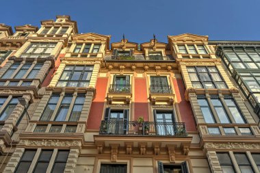 Bilbao, Spain: Historical center beautiful view, HDR image                   