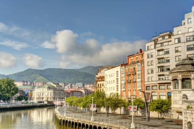 Bilbao, Spain: Historical center beautiful view, HDR image                   