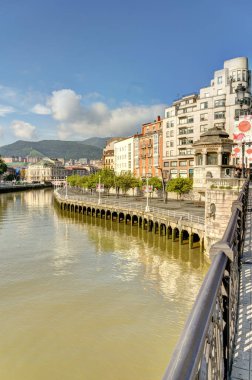 Bilbao, Spain: Historical center beautiful view, HDR image                   