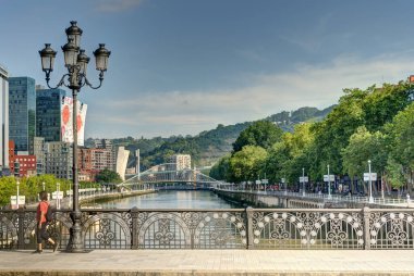 Bilbao, Spain: Historical center beautiful view, HDR image                   