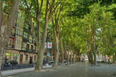 Bilbao, Spain: Historical center beautiful view, HDR image                   