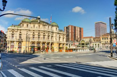 Bilbao, Spain: Historical center beautiful view, HDR image                   