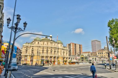 Bilbao, Spain: Historical center beautiful view, HDR image                   