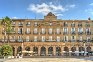 Bilbao, Spain: Historical center beautiful view, HDR image                   