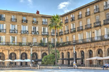 Bilbao, Spain: Historical center beautiful view, HDR image                   