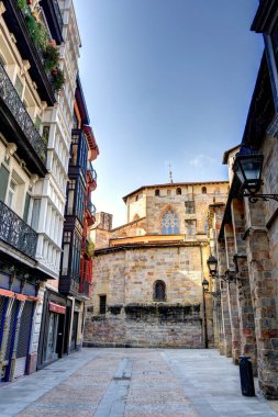 Bilbao, Spain: Historical center beautiful view, HDR image                   