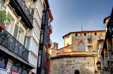 Bilbao, Spain: Historical center beautiful view, HDR image                   