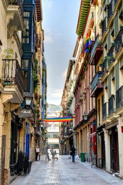 Bilbao, Spain: Historical center beautiful view, HDR image                   