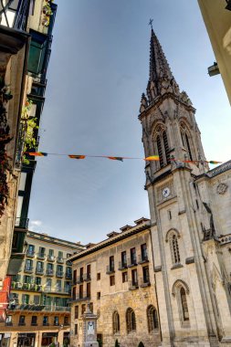 Bilbao, Spain: Historical center beautiful view, HDR image                   