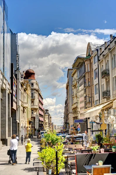 Belgrade Serbia May 2021 Historical Center Summertime — Zdjęcie stockowe