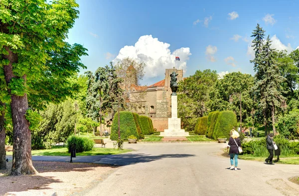 Belgrade Serbia May 2021 Kalemegdan Fortress Sunny Weather — Stockfoto