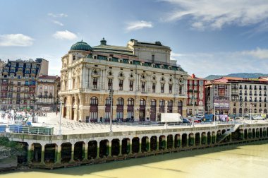 Bilbao, Spain: Historical center beautiful view, HDR image                   