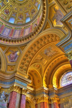 Budapest, Hungary - February 2021 : Saint Stephen Basilica