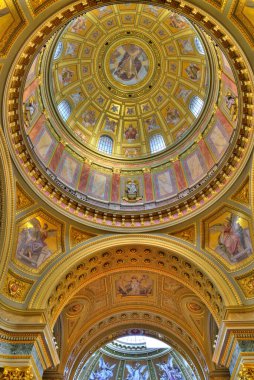 Budapest, Hungary - February 2021 : Saint Stephen Basilica
