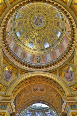 Budapest, Hungary - February 2021 : Saint Stephen Basilica
