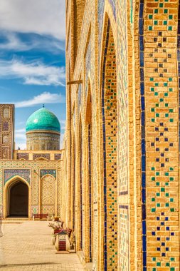 Bukhara, Uzbekistan - October 2019 : Kalon Mosque in sunny weather
