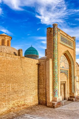 Bukhara, Uzbekistan - October 2019 : Kalon Mosque in sunny weather