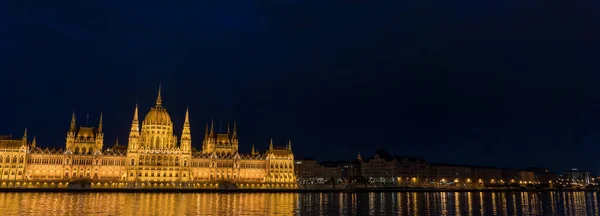 Budapest Cityscape Night Hungary — Fotografia de Stock