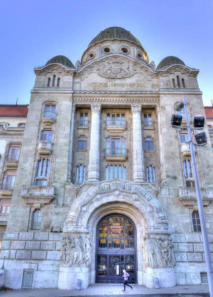 Budapest Hungary February 2021 Historical City Center Sunny Weather — 图库照片