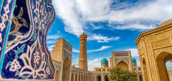 Bukhara Uzbekistan October 2019 Kalon Mosque Sunny Weather — 스톡 사진