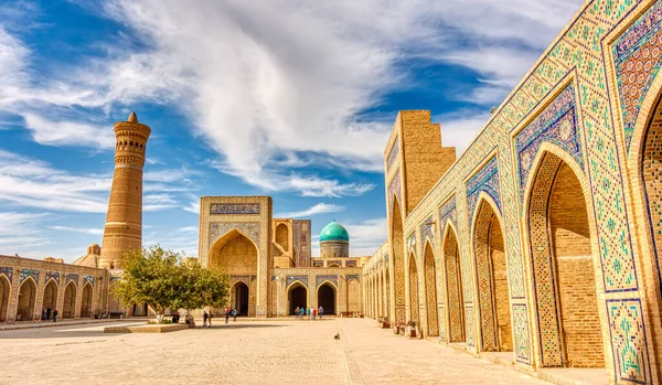 Bukhara Uzbekistan October 2019 Kalon Mosque Sunny Weather — 스톡 사진