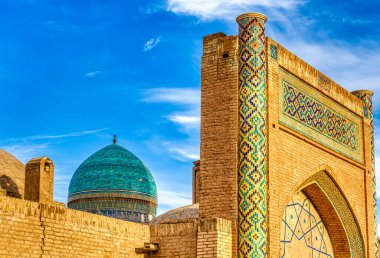Bukhara, Uzbekistan - October 2019 : Kalon Mosque in sunny weather