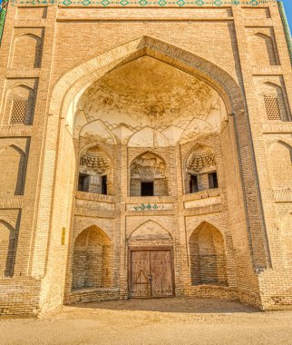 Bukhara, Uzbekistan - October 2019 : Historical center in sunny weather