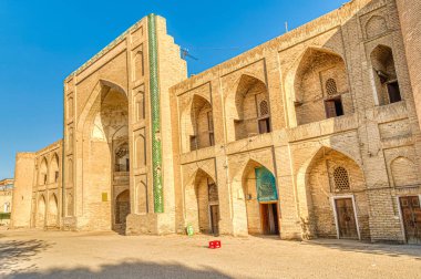 Bukhara, Uzbekistan - October 2019 : Historical center in sunny weather
