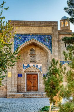 Bukhara, Uzbekistan - October 2019 : Kalon Mosque in sunny weather