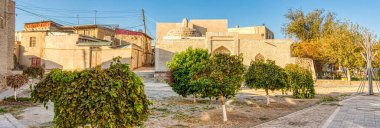 Bukhara, Uzbekistan - October 2019 : Historical center in sunny weather