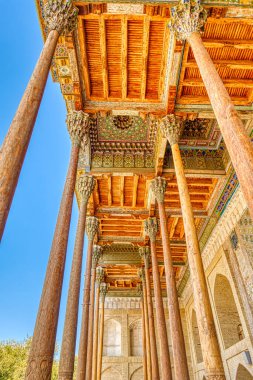 Bolo Hauz Mosque, Bukhara, Uzbekistan