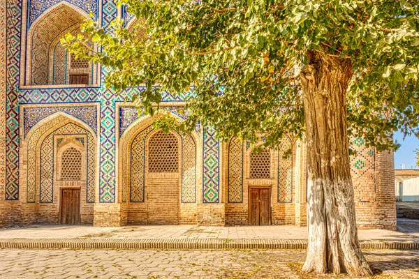 Bukhara Uzbekistan October 2019 Qosh Madrasah Sunny Weather — Foto de Stock