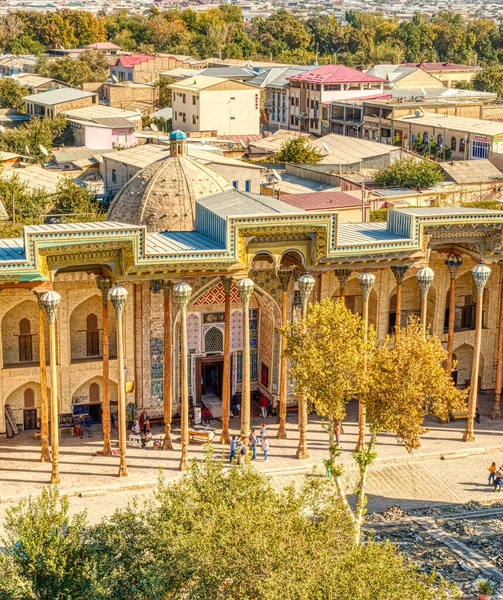 Бухара Узбекистан Жовтень 2019 Історичний Центр Сонячної Погоди — стокове фото