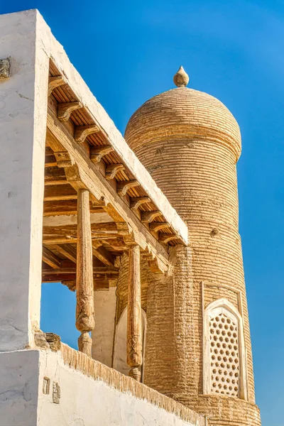 Bolo Hauz Mosque Bukhara Uzbekistan — Stock Photo, Image
