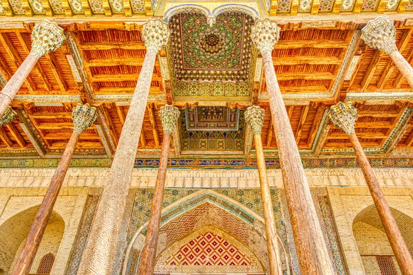 Bolo Hauz Mosque Bukhara Uzbekistan — Foto Stock