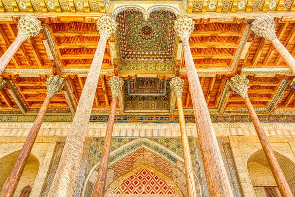 Bolo Hauz Mosque Bukhara Uzbekistan — Foto Stock