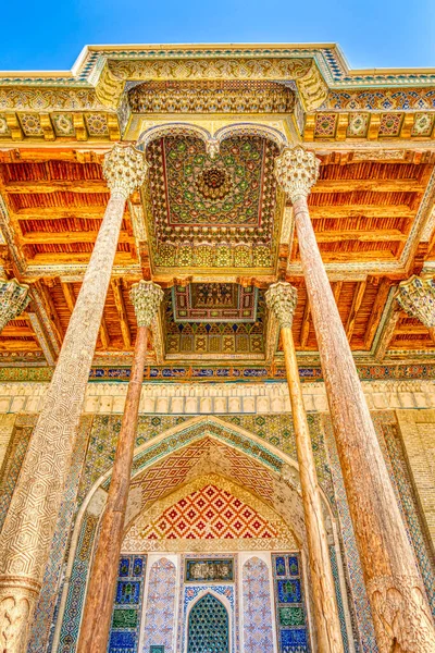 Bolo Hauz Mosque Bukhara Uzbekistan — Zdjęcie stockowe