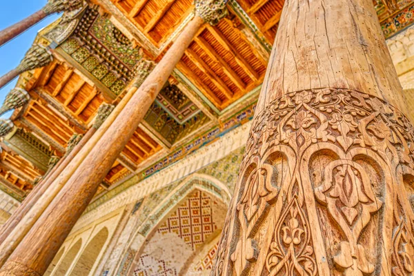 Bolo Hauz Mosque Bukhara Uzbekistan — Stock Photo, Image