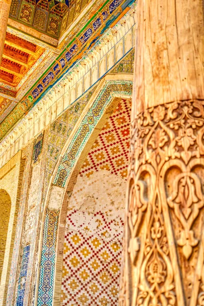 Bolo Hauz Mosque Bukhara Uzbekistan — Stock Photo, Image