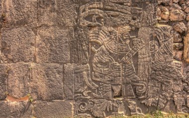 Chichen Itza, Yucatan, Mexico - January 2017 : Mayan ruins in sunny weather